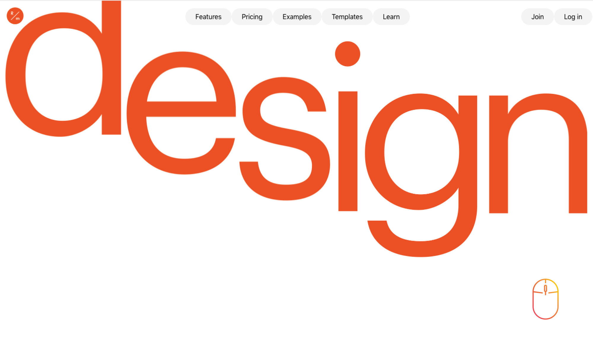 web design trend oversized typography